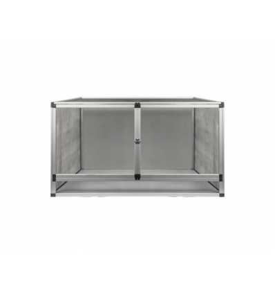 ALU-CAGE Quer XL - 100x50x50 cm Double Door Gazeterrari