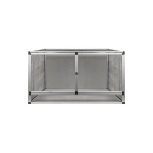 ALU-CAGE Quer XL - 100x50x50 cm Double Door Gazeterrari