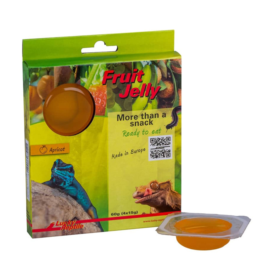 Lucky Reptile Fruit Jelly Apricot 4 x 15g