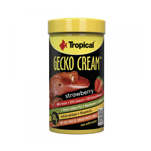 Tropical Gecko Cream - Strawberry 50g